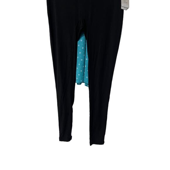 ALFANI WOMENS PAJAMAS MODAL SET TANK TOP TEAL & LEGGINGS CLASSIC BLACK SIZE XS - Picture 9 of 15